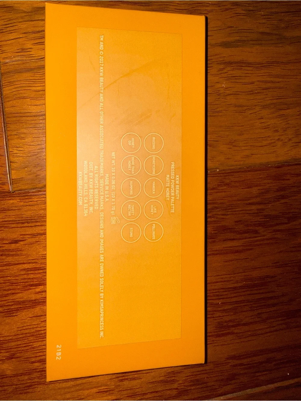 New KKW Matte Honey Eyeshadow Palette